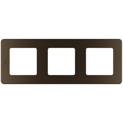 Legrand 673959 Рамка - 3 поста - INSPIRIA - бронза