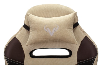 Кресло игровое Бюрократ VIKING 6 KNIGHT Fabric коричневый с подголов. крестовина металл
