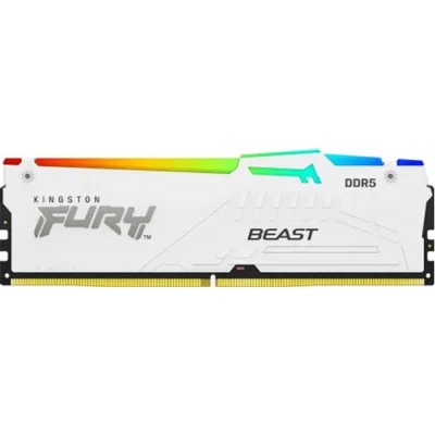 Оперативная память Kingston Fury Beast KF560C30BWEA-32 DDR5 -  1x 32ГБ 6000МГц, DIMM,  White,  Ret