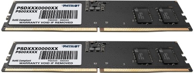 Память DDR5 32GB (2*16GB) Patriot Memory PSD532G4800K Patriot Signature RTL PC5-38400 CL40 DIMM ECC 288-pin 1.1В