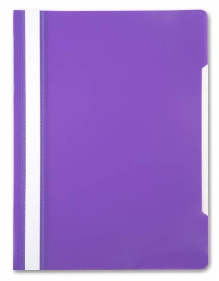 Папка-скоросшиватель Бюрократ -PS20VIO A4 прозрач.верх.лист пластик фиолетовый 0.12/0.16
