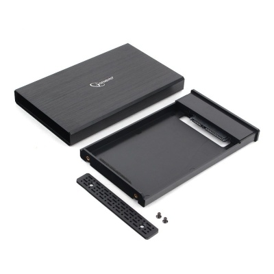 Внешний корпус 2.5" Gembird EE2-U3S-55, чёрный, USB 3.0, SATA, алюминий Gembird {50} (795069)