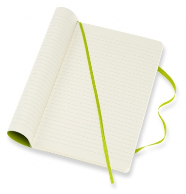 Блокнот Moleskine CLASSIC SOFT QP616C2 Large 130х210мм 192стр. линейка мягкая обложка лайм