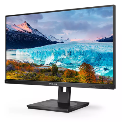 Монитор 23,8" Philips 243S1 1920x1080 75Гц  IPS W-LED 16:9 4ms HDMI DP 1*USB-C  4*USB3.2 RJ45 50M:1 1000:1 178/178 250cd HAS Pivot Tilt Swivel Speakers Black (243S1/00)