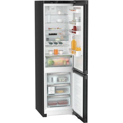 Холодильник Liebherr CNBDC 573I-22 001 черная нержавеющая сталь двухкамерный 266/94л морозилка снизу