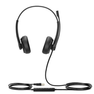 Головная гарнитура Yealink UH34 Dual UC Дуо, Проводная, HD звук, USB (UH34 Dual UC)
