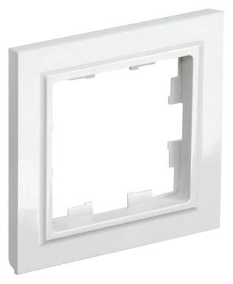 Рамка IEK Brite РУ-1-БрБ BR-M12-K01 1x белый (упак.:1шт)