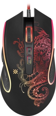 Defender Проводная игровая мышь Venom GM-640L оптика,8кнопок,3200dpi Defender Venom GM-640L (52640)