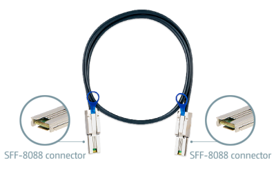 Кабель QNAP CAB-SAS10M-8088