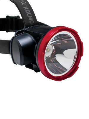 Фонарь налобный аккумуляторный , 5W LED, аккум. 4V 2Ah, 280 Lm, 3 часа,