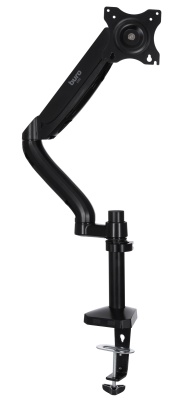 Кронштейн для мониторов ЖК Buro M10 черный 15"-32" макс.9кг крепление к столешнице поворот и наклон