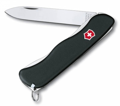 Нож перочинный Victorinox Sentinel (0.8413.3) 111мм 4функций черный карт.коробка