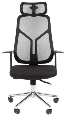 Кресло руководителя Chairman CH588 черный пластик, черный СС