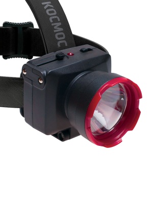 Фонарь налобный аккумуляторный, 1W, аккум. 4V 0,5Ah, 140Лм, 12 часов