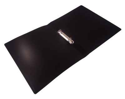 Папка на 2-х кольцах Бюрократ DeLuxe DL0740/2BBERRY A4 пластик 0.7мм кор.32мм черничный