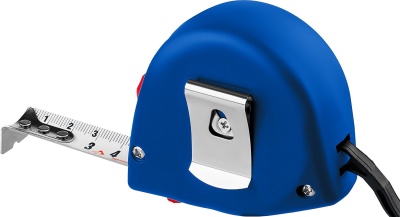 Рулетка ЗУБР "КОМФОРТ", корпус с резиновым напылением, 2мх16мм[34016-2]