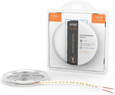 Лента светодиод. Gauss Basic 2м (BT060)