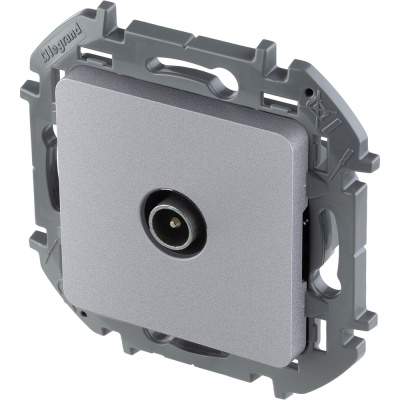 Legrand 673872 Розетка TV - оконечная - 10 дБ - 5-862 мГц - INSPIRIA - алюминий