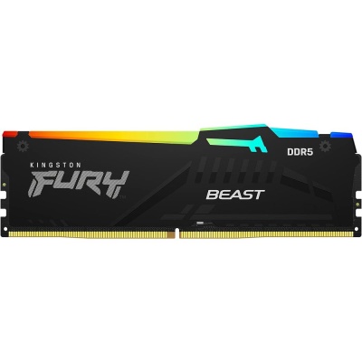 Память DDR5 2x32GB 5600MHz Kingston KF556C36BBEAK2-64 Fury Beast Black RTL PC5-44800 CL36 DIMM 288-pin 1.25В single rank Ret