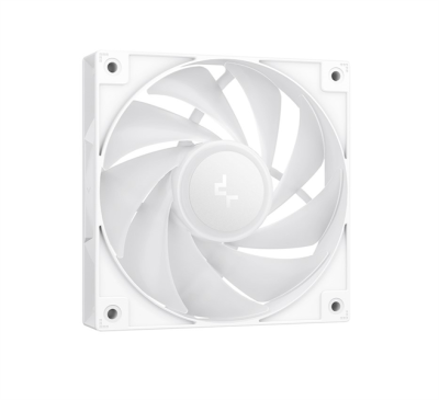 Кулер для процессора DEEPCOOL AG400 WH ARGB V2 LGA1851/1700/1200/115X/AM5/AM4 (18шт/кор, TDP 220W, PWM, ARGB Fan 120mm, 4 тепл. трубки, белый) RET