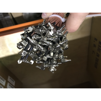 Кабельная сборка 0.15M RG-316U CRC9male(121L) SMAfemale с гайкой(S-231L GGT)