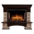 Портал Firelight Forte Wood 30 камень коричневый, шпон темный дуб Портал Firelight Forte Wood 30 камень коричневый, шпон темный дуб