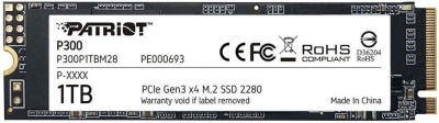 Накопитель SSD Patriot PCI-E x4 1Tb P300P1TBM28 P300 M.2 2280
