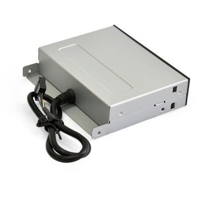 Exegate EX283581RUS Картридер USB2.0 ExeGate <CR-415> 3.5", мультиформатный: CF/SD/MMC/MS/MS Duo/MS pro/T flash, черный, металл