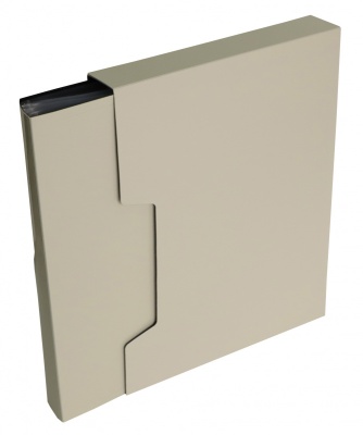 Папка с 80 прозр.вклад. Бюрократ DeLuxe DLVBOX80MILK A4 пластик 0.7мм молочный в коробе