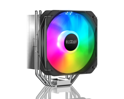 Кулер для процессора PCCooler Paladin 400 ARGB S115X/1200/1700/AM4 (20 шт/кор, TDP 200W, 130mm PWM ARGB FAN, 4 тепловые трубки 6мм, 800-1600RPM, 18-28,6dBa) (Paladin 400 ARGB)