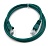 Патч-корд Buro UTP 4 пары cat5E CCA molded 1м зеленый RJ-45 (m)-RJ-45 (m)