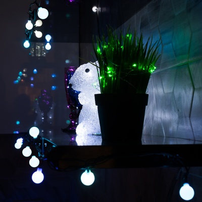 Гирлянда Neon-Night Home Мультишарики фор.:шарики 25лам. ПВХ/медь (303-555)