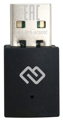 Сетевой адаптер WiFi + Bluetooth Digma DWA-BT5-AC600C USB 2.0