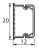 Мини-канал 20x12мм METRA Legrand 638192
