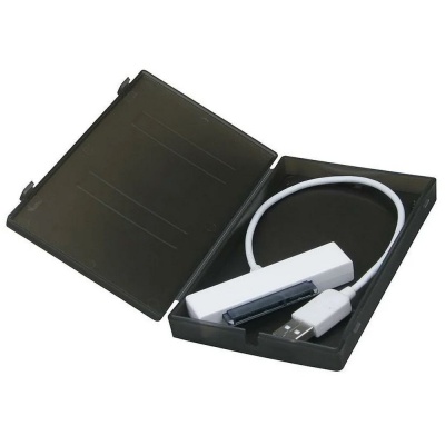 USB 2.0 Внешний корпус 2.5" SATA HDD/SSD AgeStar SUBCP1 (BLACK) USB2.0, пластик, черный, безвинтовая конструкция		 {160} (670208)