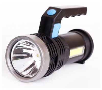 Фонарь аккум. Ultraflash LED53765 черный 3Вт лам.:светодиод. встроенный аккумулятор (14665)