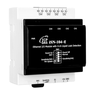 Модуль обнаружения утечки жидкости, 4 канала, Modbus TCP
