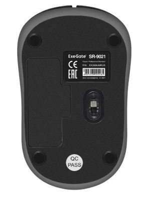 Exegate EX269649RUS Беспроводная мышь Exegate SR-9021 <black, optical, 3btn/scroll, 1000dpi, USB> Color box