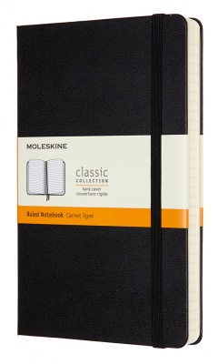 Блокнот Moleskine CLASSIC EXPENDED QP060EXP Large 130х210мм 400стр. линейка твердая обложка черный