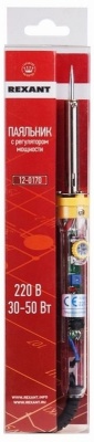 REXANT (12-0170) Паяльник с керам.нагревателем и регулятором 220V/30-50Вт