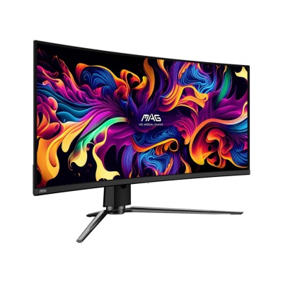 Монитор 34.18" MSI MAG 341CQP QD-OLED Black (QD-OLED, 3440x1440, HDMI+HDMI+DP+Type C, USB Hub, 0.03 ms, 178°/178°, 250 cd/m, 1500000:1, 175Hz, Curved)