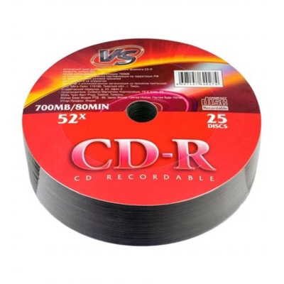 Диски VS CD-R 80 52x Shrink/25