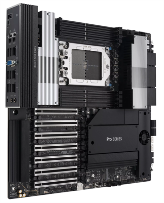 Материнская плата ASUS PRO WS WRX90E-SAGE SE, AMD WRX90, 8*DDR5, 4*SATA, 4*M.2, 2 x SlimSAS, 6*USB 3.2, 1*USB 2.0, 2*Type-C,7*PCIx16, VGA, CEB; 90MB1FW0-M0EAY0