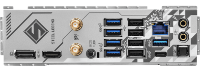 Материнская плата ASROCK B650 STEEL LEGEND WIFI, AM5, B650, 4*DDR5, HDMI+DP, 2xSATA3 6.0, M.2 Socket, RAID, USB 3.2, USB 2.0, Type-C, ATX; 90-MXBN90-A0UAYZ (B650 STEEL LEGEND WIFI)