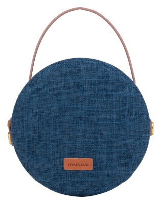 Колонка порт. Hyundai H-PAC520 синий 8W 1.0 BT/3.5Jack 10м 2200mAh