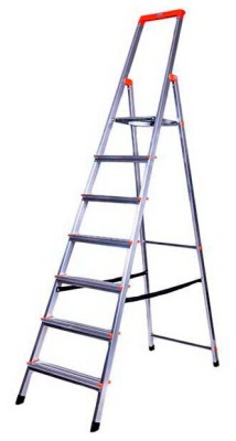 Стремянка Krause Monto Solidy односторонняя алюминий односекционнаяx 7ступ. (126252)