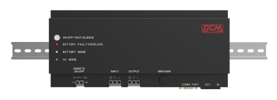 Источник бесперебойного питания Powercom DRU 850VA/510W, DIN Rail, 230V, RS-232, 2 year warranty (1114019) (DRU-850)