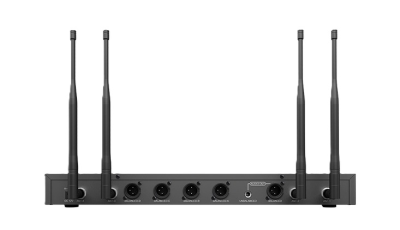 Радиосистема Беспроводной приемник   Четырехканальный дизайн PLL. Функция автоматической связи с цифровой блокировкой PLL канала UHF200. С экраном дисплея (для отображения частоты, канала, шумоподавления, (D5816)