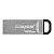Флеш Диск Kingston 128Gb DataTraveler Kyson DTKN/128GB USB3.1 серебристый/черный