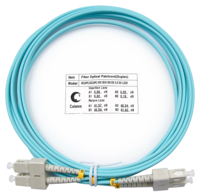 Cabeus FOP-50-SC-SC-3m Шнур оптический duplex SC-SC 50/125 mm OM3 3м LSZH (FOP-50-SC-SC-3m)